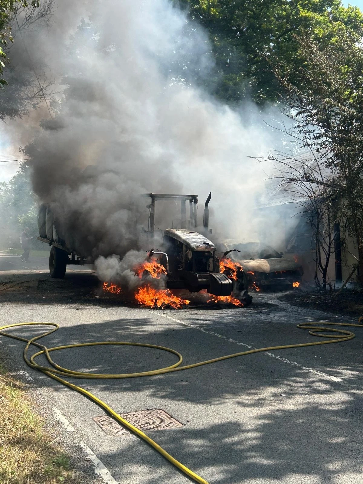 Llangeler Tractor Fire 06