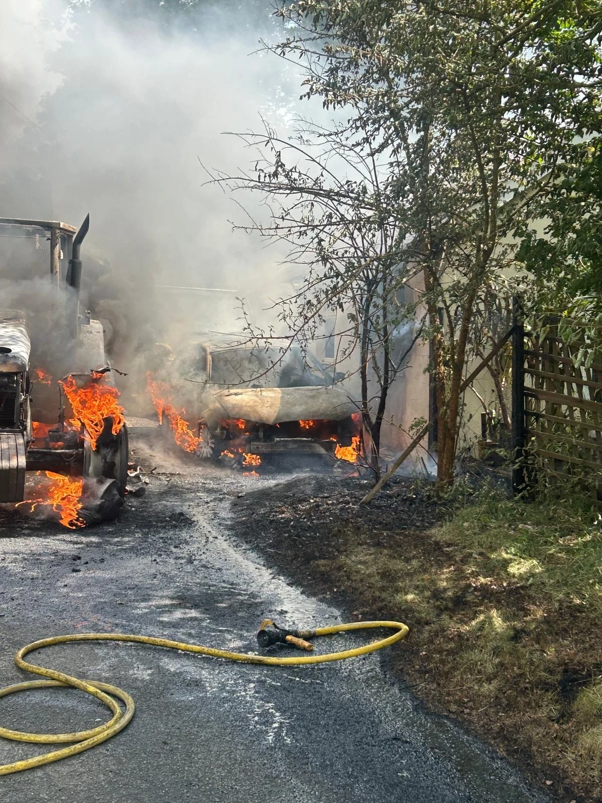 Llangeler Tractor Fire 05