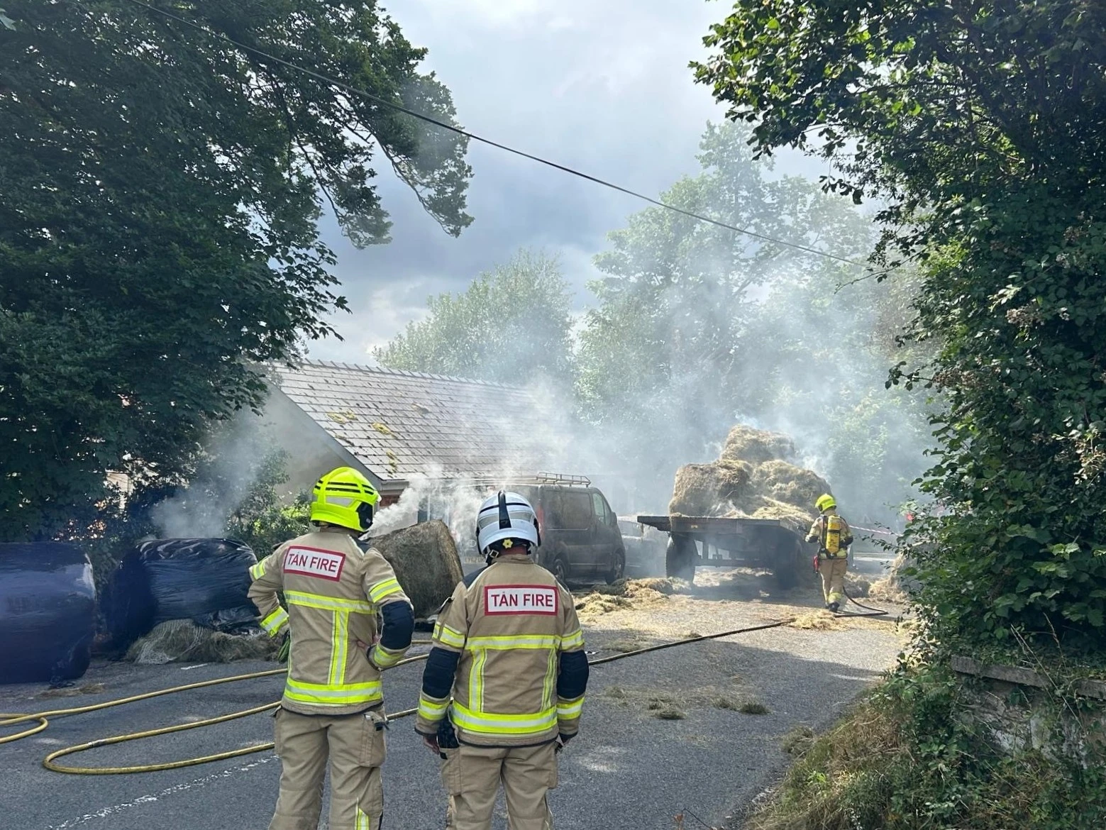 Llangeler Tractor Fire 04